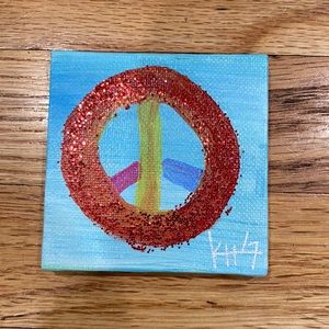 Cute little hand painted picture!